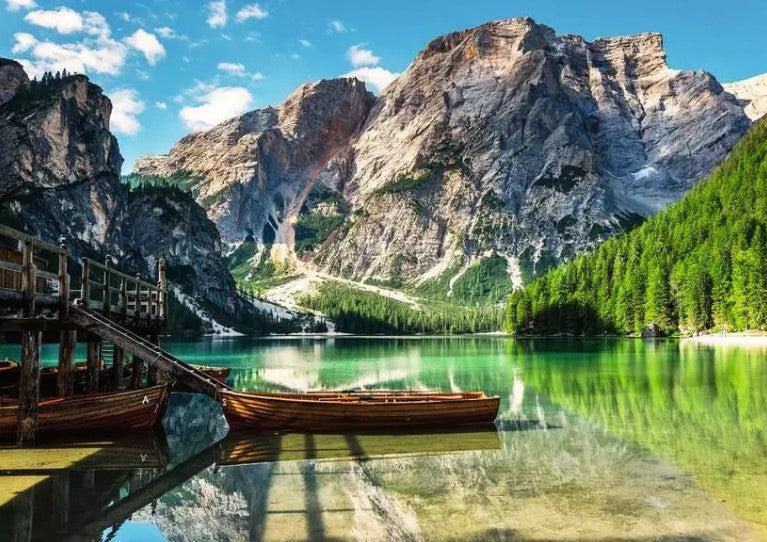 RAVENSBURGER CASSE-TÊTE 1000 PIÈCES - PRAGSER WILDSEE, TYROL DU SUD EN ITALIE #12000363