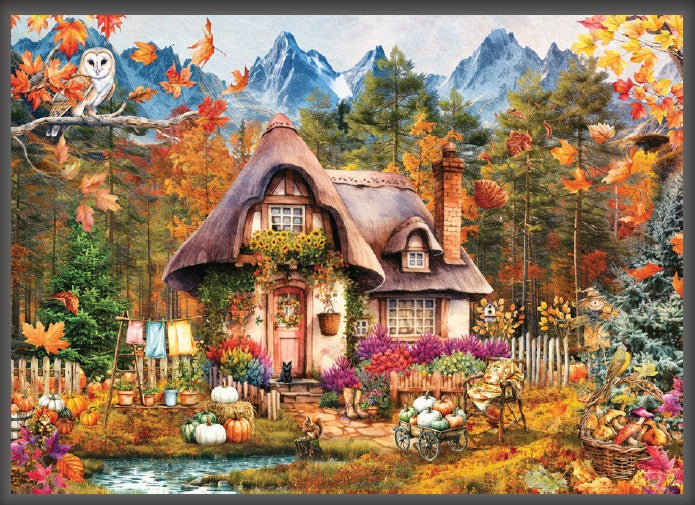 RAVENSBURGER CASSE-TÊTE 1000 PIÈCES - PUMPKIN COTTAGE (CHALET CITROUILLE) #12001682