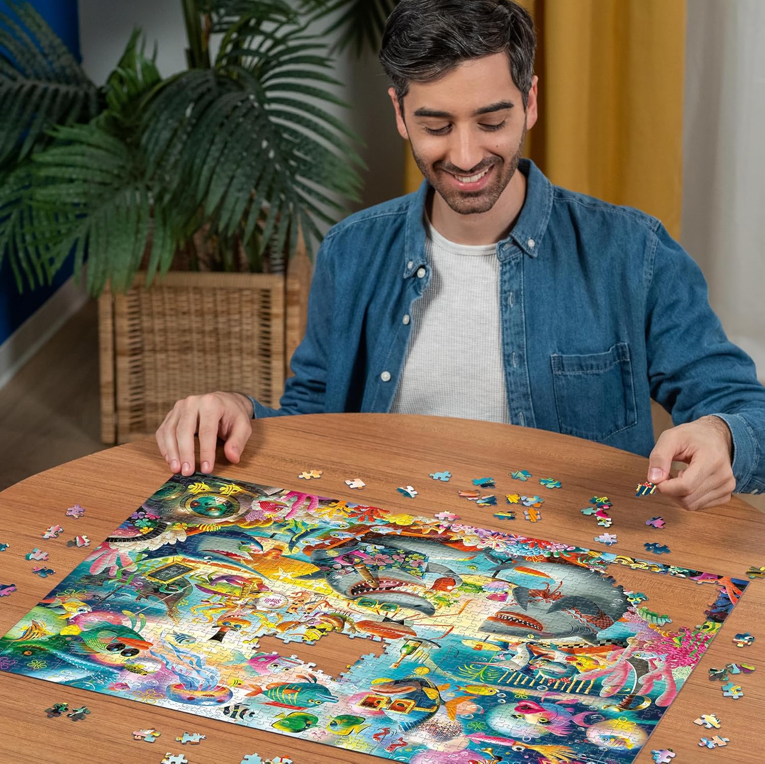 RAVENSBURGER CASSE-TÊTE 1000 PIÈCES - SALON OCÉAN #12001886