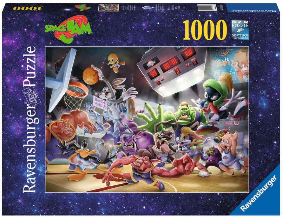 RAVENSBURGER CASSE-TÊTE 1000 PIÈCES - SPACE JAM SMASH FINAL #16923