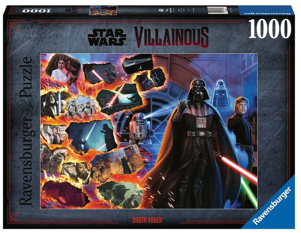 RAVENSBURGER CASSE-TÊTE 1000 PIÈCES - STAR WARS VILLAINOUS - DARTH VADER #12001119