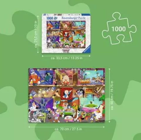 RAVENSBURGER CASSE-TÊTE 1000 PIÈCES - STUDIO LOONEY TUNES #12001811