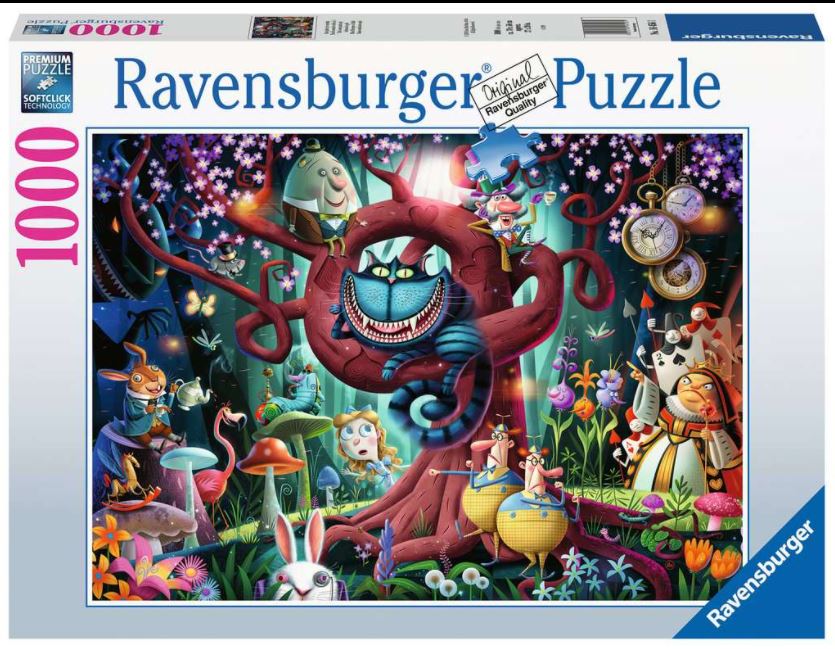 RAVENSBURGER CASSE-TÊTE 1000 PIÈCES - TOUT LE MONDE EST FOU ICI #12000490