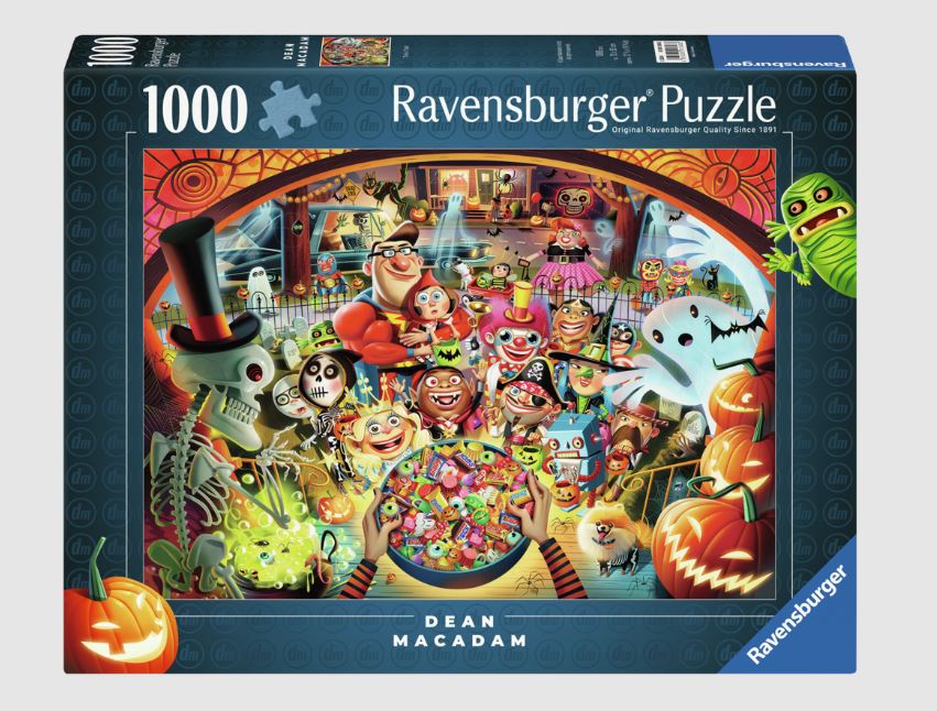 RAVENSBURGER JIGSAW PUZZLE 1000 PIECES - TRICK OR TREAT #12001348