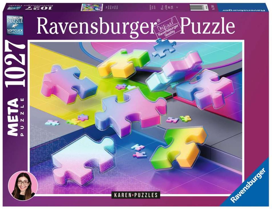 RAVENSBURGER CASSE-TÊTE 1027 PIÈCES - MÉTA-PUZZLE CASCADE DE DÉGRADÉ #17498