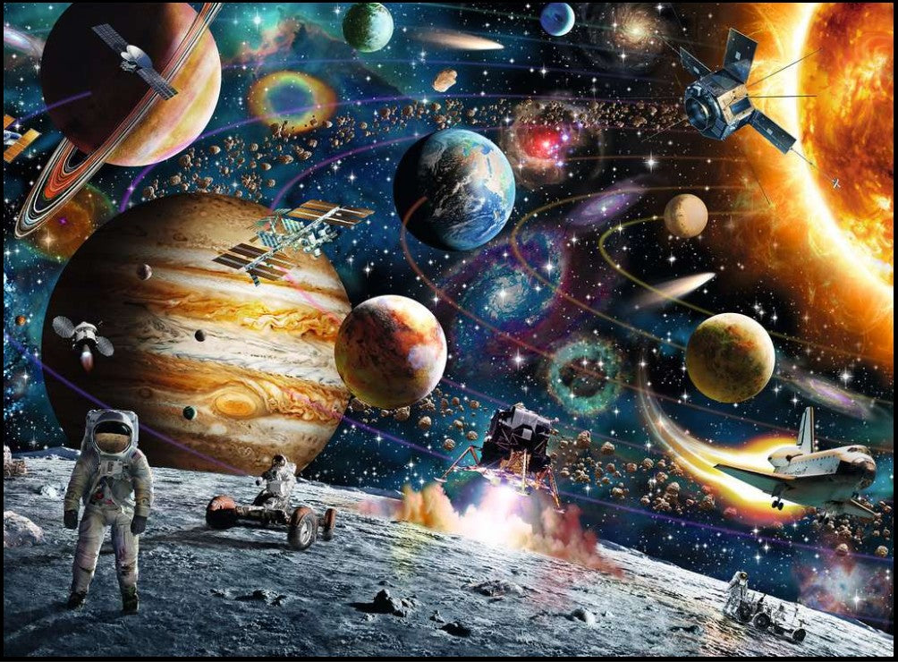 RAVENSBURGER CASSE-TÊTE 150 PIÈCES - ESPACE EXTRA-ATMOSPHÉRIQUE #10016