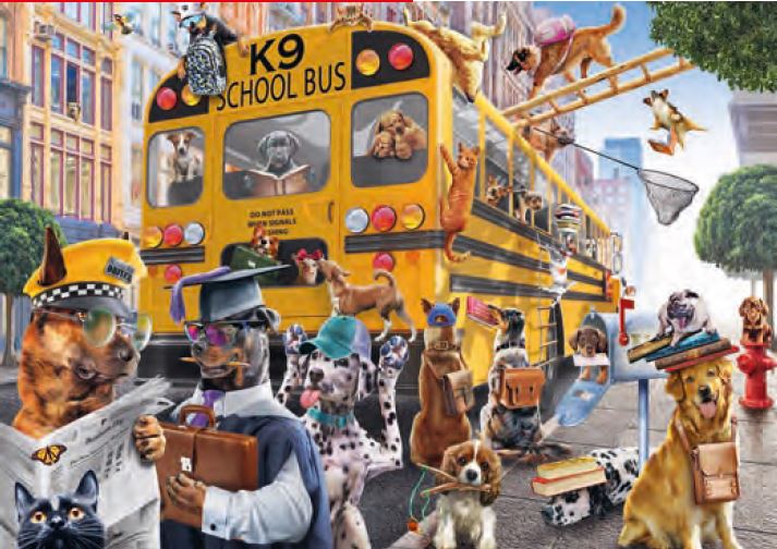 RAVENSBURGER JIGSAW PUZZLE 150 PIECES - THE ANIMAL SCHOOL