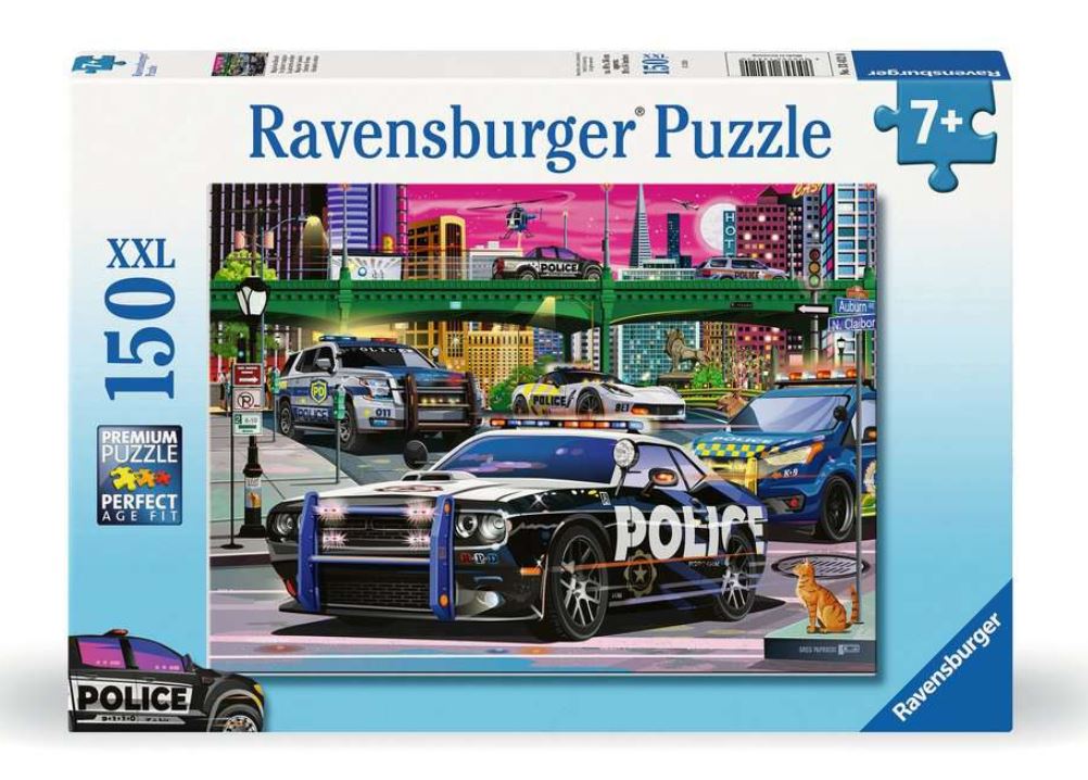 RAVENSBURGER CASSE-TÊTE 150 PIÈCES XXL - LA POLICE EN PATROUILLE #13412