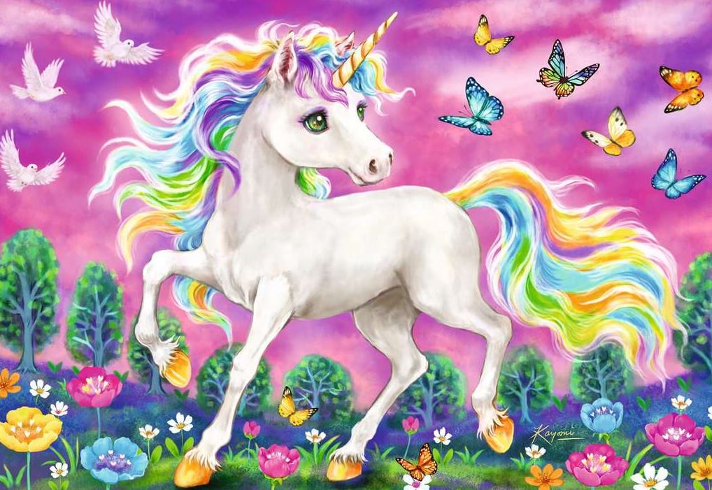 RAVENSBURGER CASSE-TÊTE 2 X 24 PIÈCES - LICORNE ET PÉGASE #05677