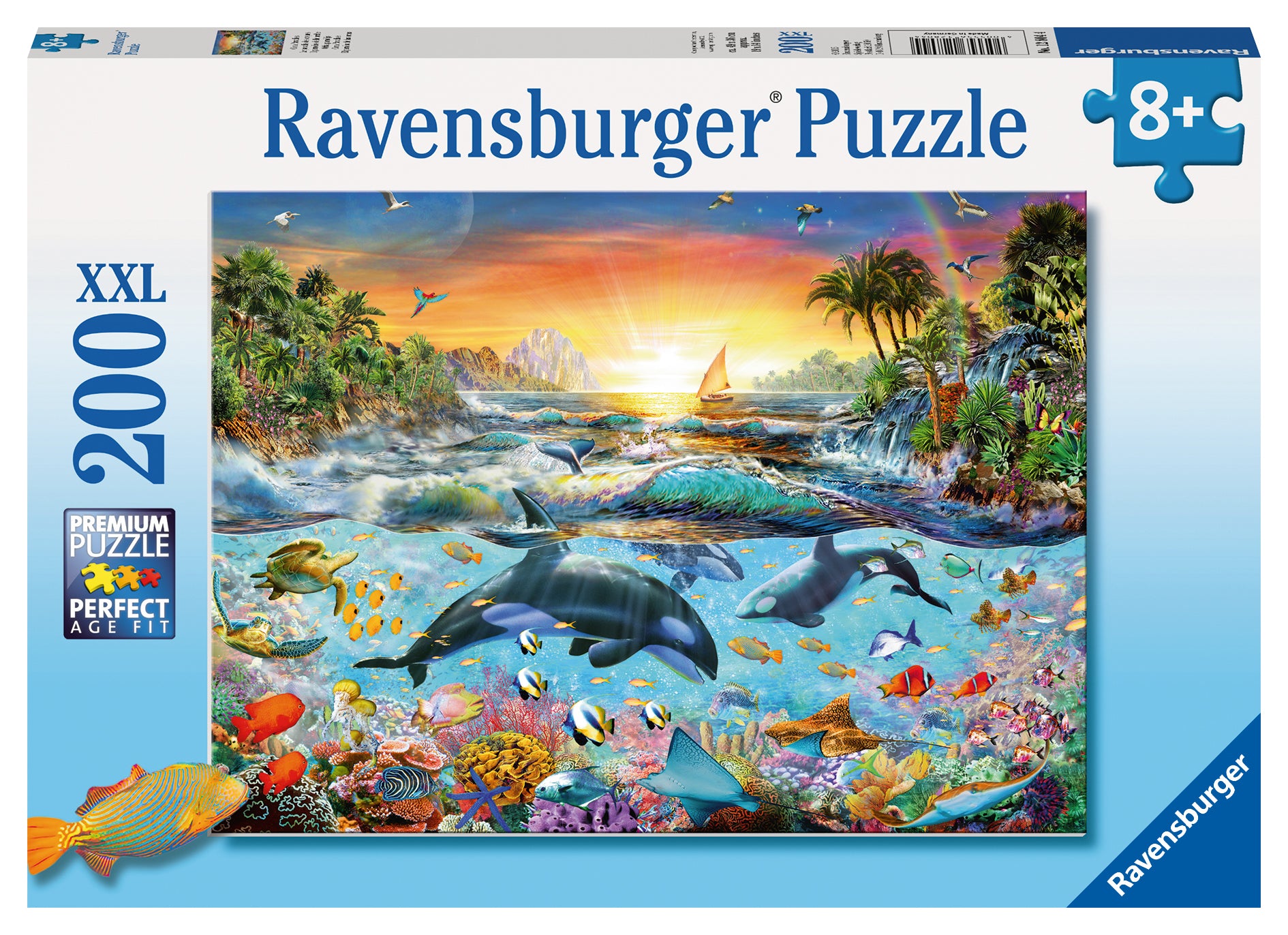 RAVENSBURGER CASSE-TÊTE 200 LARGES PIÈCES - LE PARADIS DES ORQUES #12804