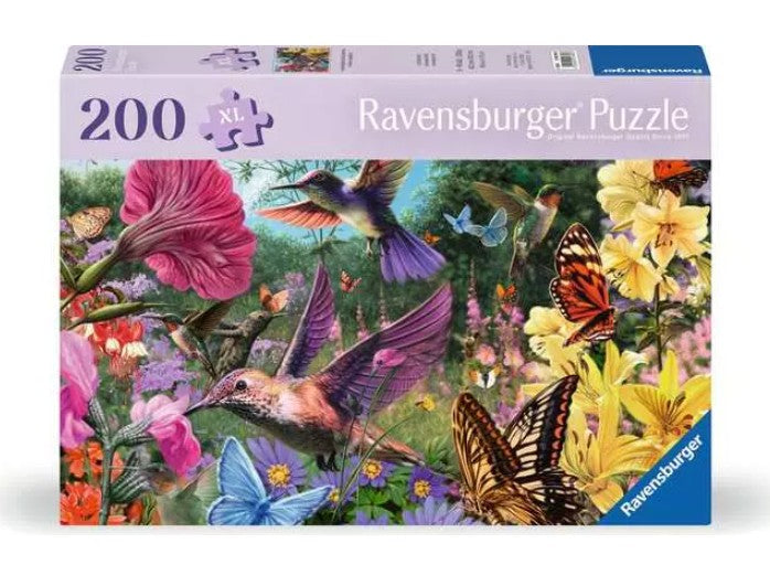 RAVENSBURGER CASSE-TÊTE 200 PIÈCES XL - COLIBRIS ET PAPILLONS #12001369