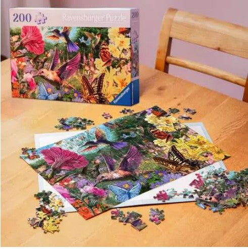 RAVENSBURGER CASSE-TÊTE 200 PIÈCES XL - COLIBRIS ET PAPILLONS #12001369
