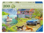 RAVENSBURGER JIGSAW PUZZLE 200 PIECES XL - LAKESIDE SUMMER HOUSE #12001370