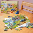 RAVENSBURGER JIGSAW PUZZLE 200 PIECES XL - LAKESIDE SUMMER HOUSE #12001370