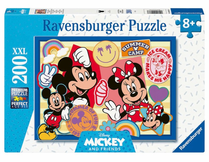 RAVENSBURGER CASSE-TÊTE 200 PIÈCES XXL - MICKEY ET MINNIE DISNEY #12004136