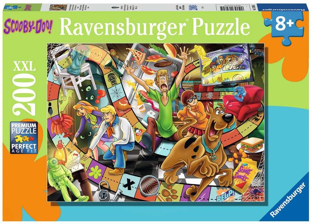 RAVENSBURGER CASSE-TÊTE 200 PIÈCES XXL - SCOOBY DOO JEU HANTÉ #13280
