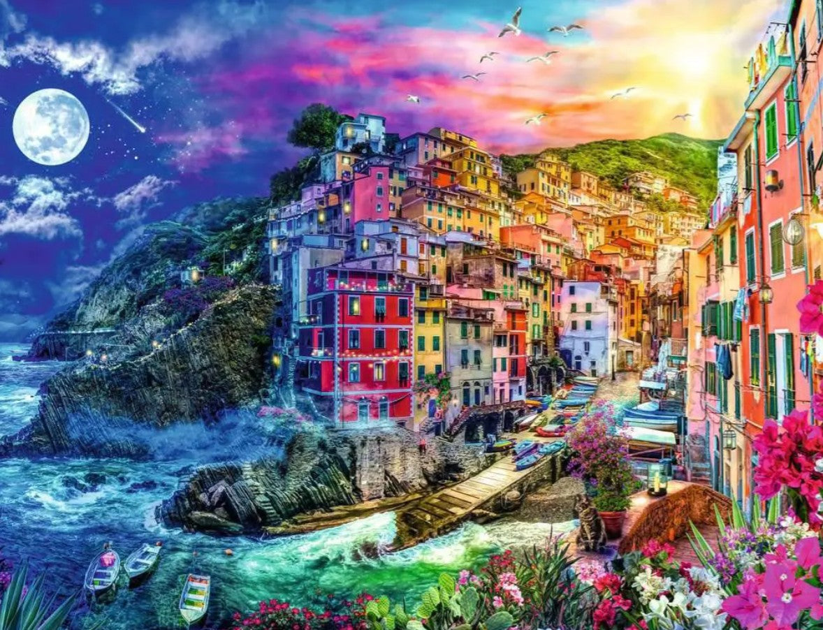 RAVENSBURGER CASSE-TÊTE 2000 PIÈCES - CINQUE TERRE COLORÉ #12000803