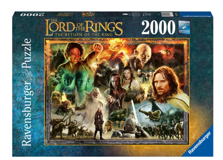RAVENSBURGER CASSE-TÊTE 2000 PIÈCES - LE SEIGNEUR DES ANNEAUX - LE RETOUR DU ROI #17293