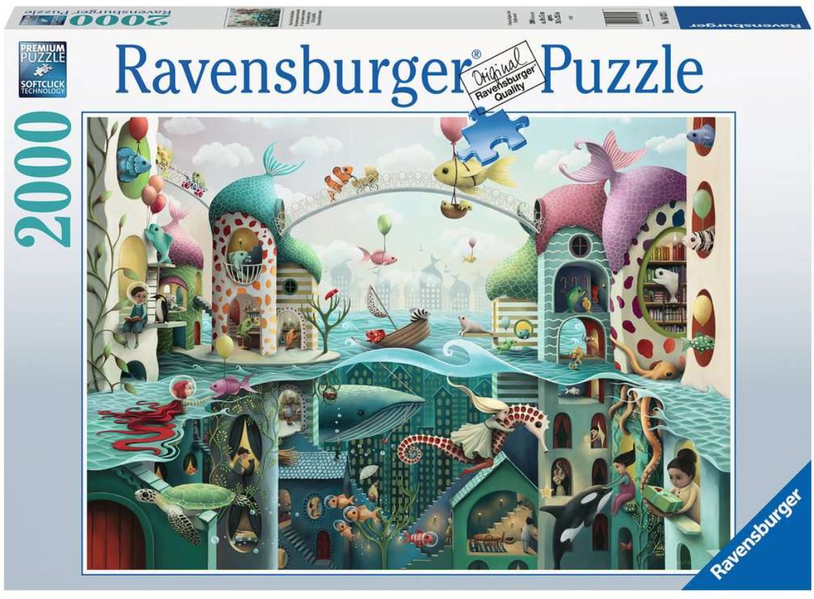 RAVENSBURGER CASSE-TÊTE 2000 PIÈCES - SI LES POISSONS POUVAIENT MARCHER #16823