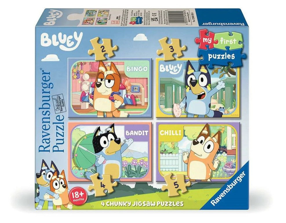 RAVENSBURGER CASSE-TÊTE 2,3,4,5 PIÈCES - MY FIRST PUZZLES - BLUEY #12004105