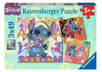 RAVENSBURGER CASSE-TÊTE 3 X 49 PIÈCES - DISNEY STITCH #12001070