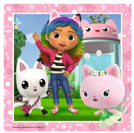 RAVENSBURGER CASSE-TÊTE 3 X 49 PIÈCES - GABBY'S DOLLHOUSE #05659