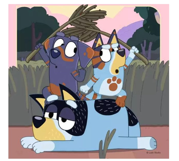 RAVENSBURGER CASSE-TÊTE 3 X 49 PIÈCES - LES AVENTURES DE BLUEY #05685