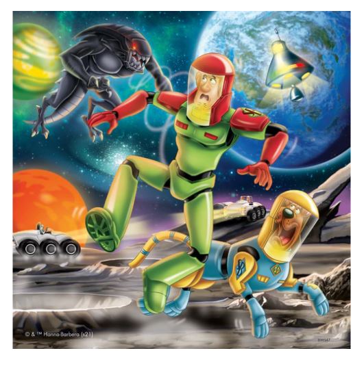 RAVENSBURGER CASSE-TÊTE 3 X 49 PIÈCES - SCOOBY DOO - LES 3 NUITS D'ÉPOUVANTE #05242