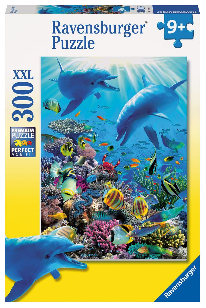 RAVENSBURGER CASSE-TÊTE 300 LARGES PIÈCES - MONDE SOUS-MARIN