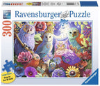 RAVENSBURGER CASSE-TÊTE 300 PIÈCES - LARGES PIÈCES ADULTE - HULULEMENTS DANS LA NUIT #17466