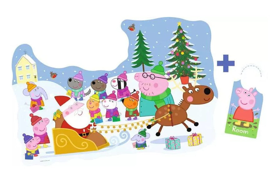 RAVENSBURGER CASSE-TÊTE 32 PIÈCES DE PLANCHER - PEPPA PIG NOËL #05534