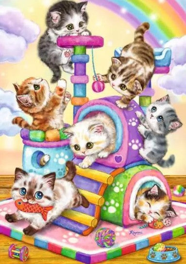 RAVENSBURGER CASSE-TÊTE 35 PIÈCES - BÉBÉS CHATONS RONRONNANTS ET LUDIQUES #12004071