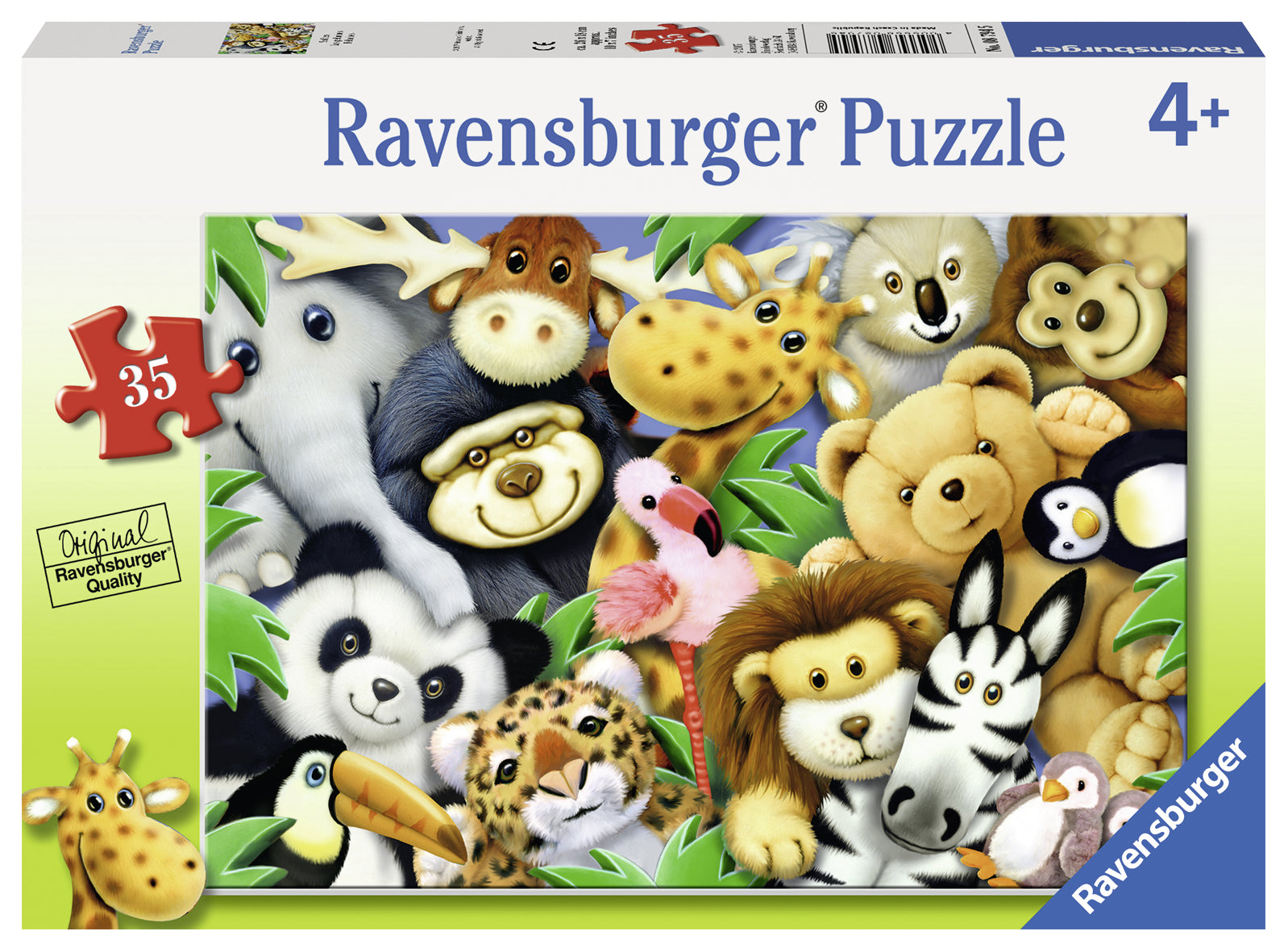 RAVENSBURGER JIGSAW PUZZLE 35 PIECES - THE PLUSH TOYS #08794
