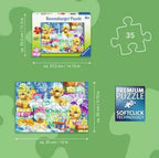 RAVENSBURGER JIGSAW PUZZLE 35 PIECES - LITTLE BATH DUCKS #12004299