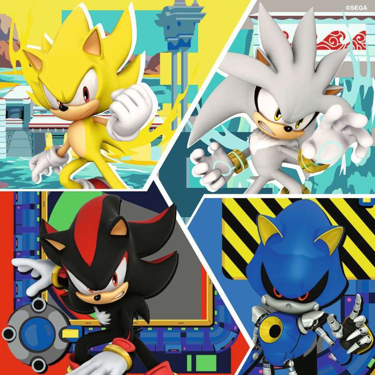 RAVENSBURGER 3X49 PIECE JIGSAW PUZZLE - SONIC THE HEDGEHOG #12001133