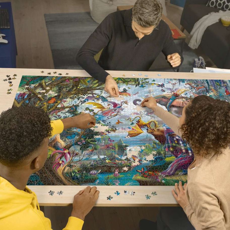RAVENSBURGER JIGSAW PUZZLE 4000 PIECES - TROPICAL DRAGONS #12000812
