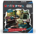 RAVENSBURGER JIGSAW PUZZLE 408 PIECES - MYSTERY PUZZLE - MURDER AS A GIFT #12001204
