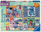 RAVENSBURGER JIGSAW PUZZLE 4X100 PIECES - STITCH #05731