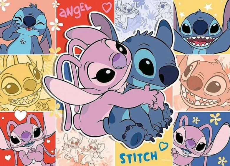 RAVENSBURGER JIGSAW PUZZLE 4X100 PIECES - STITCH #05731