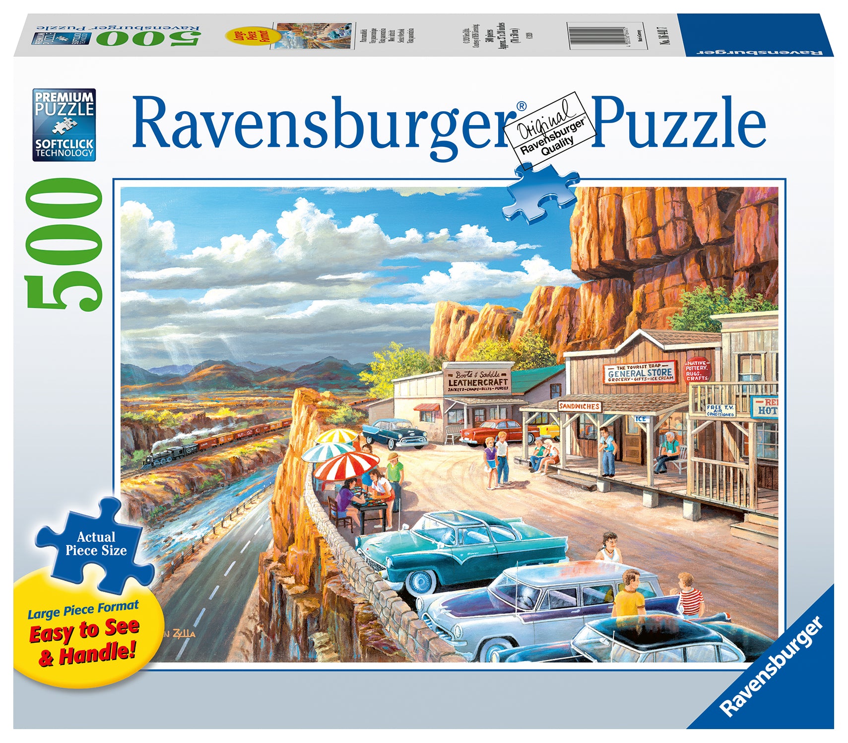 RAVENSBURGER CASSE-TÊTE 500 LARGES PIÈCES ADULTES - VUE PANORAMIQUE #16441