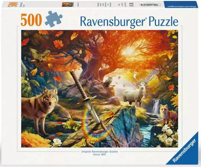 RAVENSBURGER CASSE-TÊTE 500 PIÈCES - LA FORÊT D'EXCALIBUR #12001307