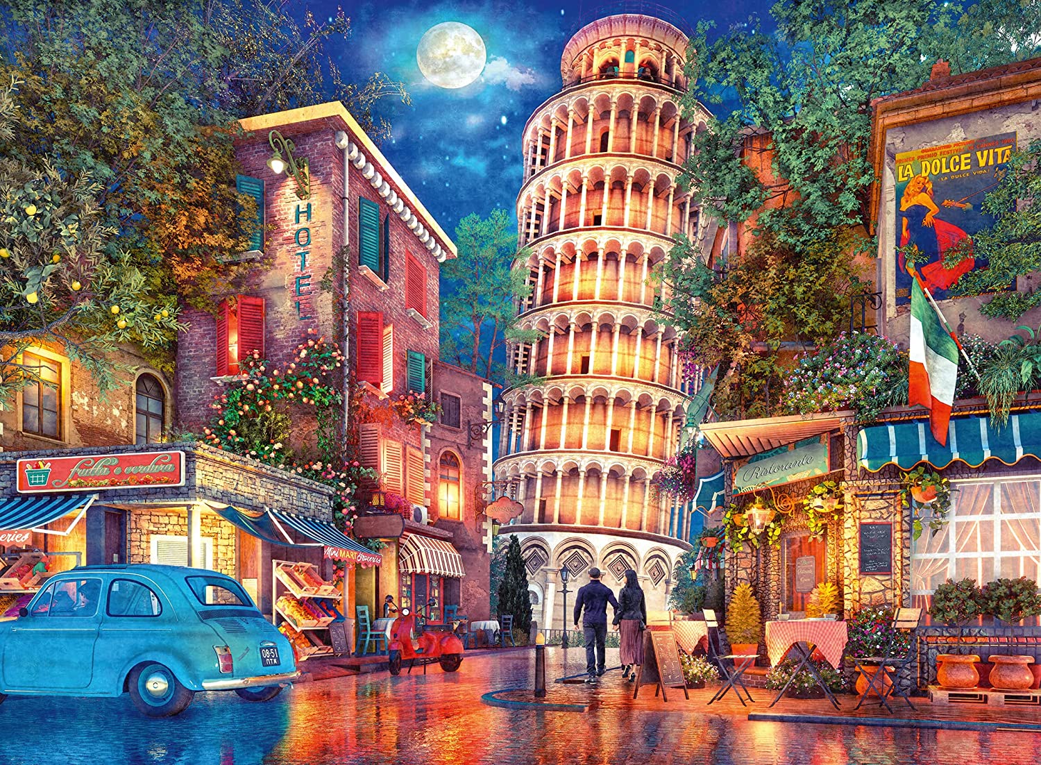 RAVENSBURGER CASSE-TÊTE 500 PIÈCES - LES RUES DE PISE #12000709