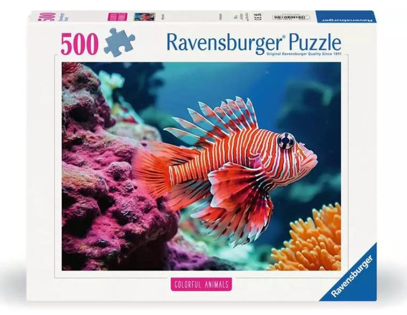 RAVENSBURGER CASSE-TÊTE 500 PIÈCES - POISSON-LION ROUGE #12001334