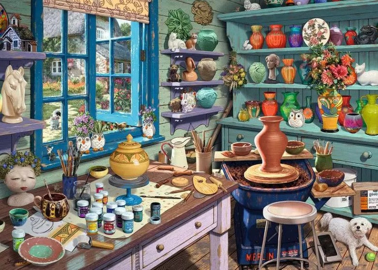 RAVENSBURGER CASSE-TÊTE 500 PIÈCES - SANCTUAIRE DE L'ATELIER DE POTERIE #12001357