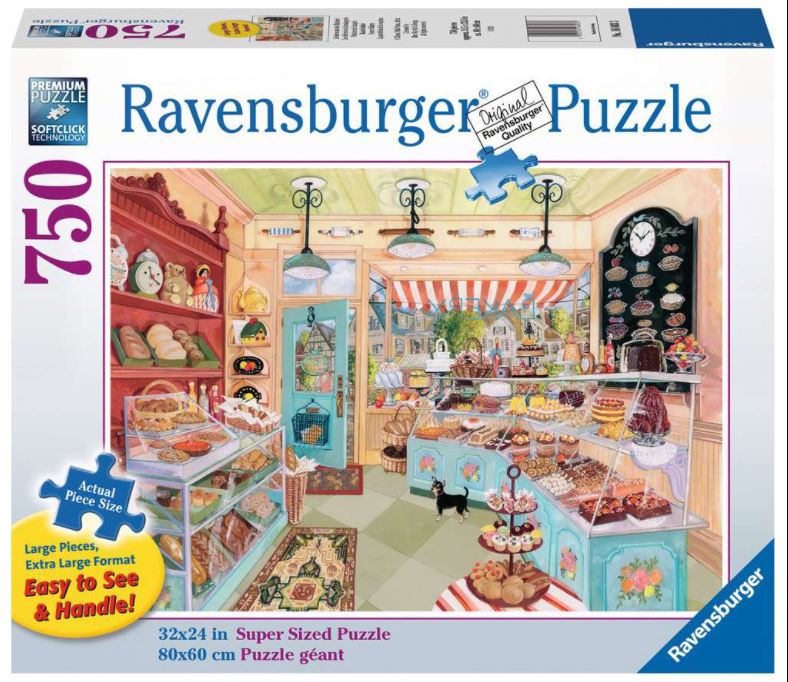 RAVENSBURGER CASSE-TÊTE 750 LARGES PIÈCES - LES DÉLICES DE LA BOULANGERIE #16803