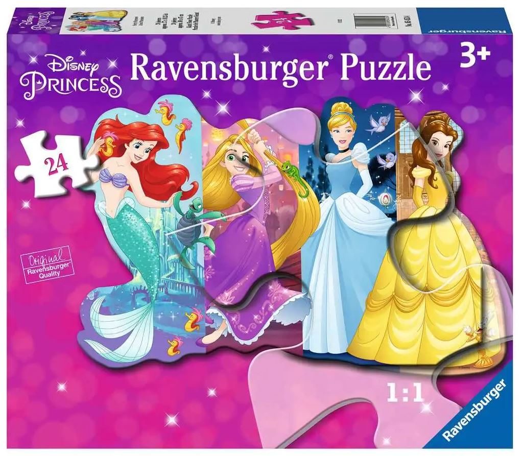 RAVENSBURGER CASSE-TÊTE DE PLANCHER 24 PIÈCES - PRINCESSES #05453