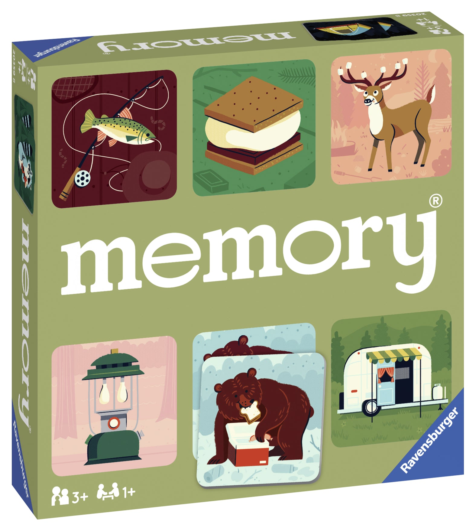 RAVENSBURGER - JEU MEMORY #20359 (JEU DE MÉMOIRE CAMPING)