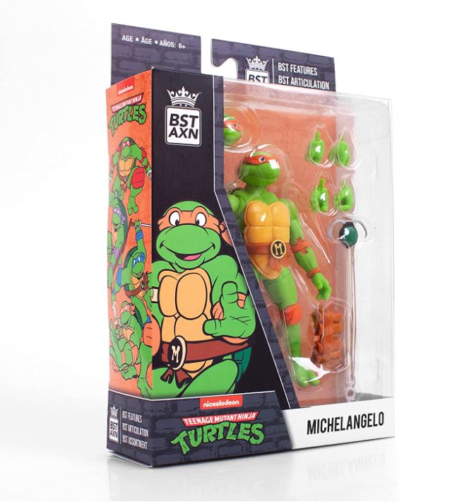 TMNT - MICHELANGELO BST AXN 5-INCH FIGURE - TEENAGE MUTANT NINJA TURTLE