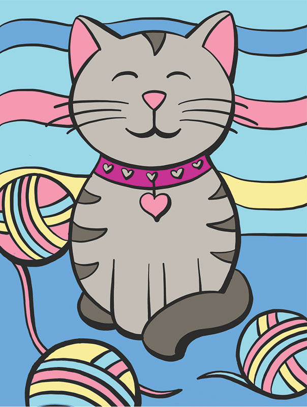 PAINT BY NUMBERS MY FIRST - KITTEN