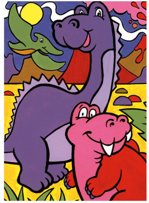 PAINT BY NUMBERS MY FIRST - DINOSAURS